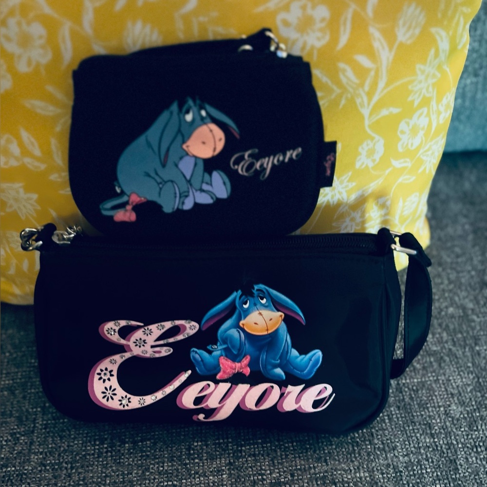 Eeyore Black and Pink Bag Set